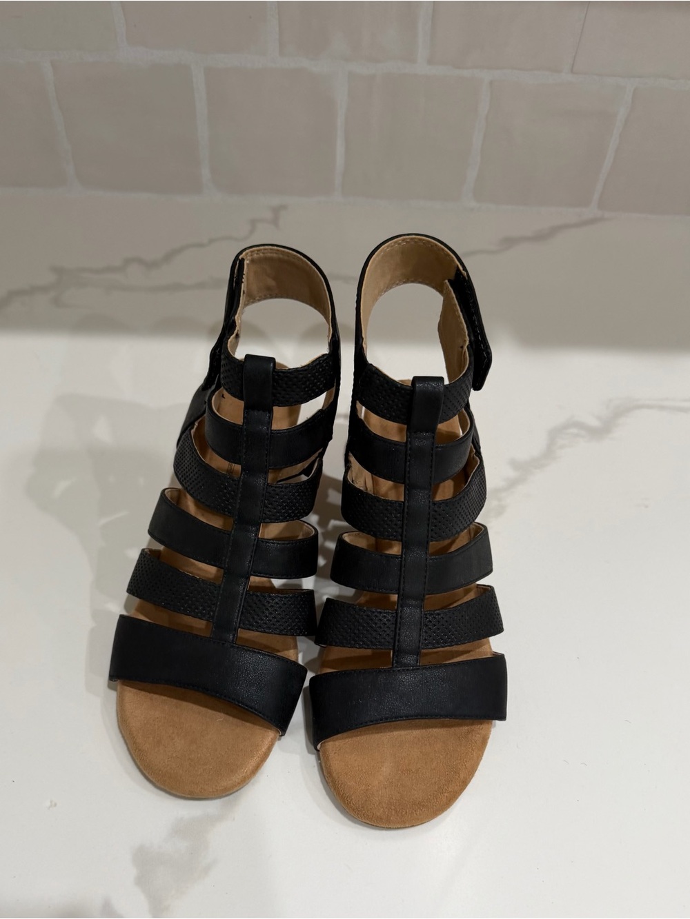 Rockport Womens Briah Gladiator Sandal Black Size 7